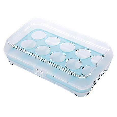15 Grids Eggs Storage Box Refrigerator Fresh Food Container Case Portable Wild Picnic Egg Organizer Egg Box Holder