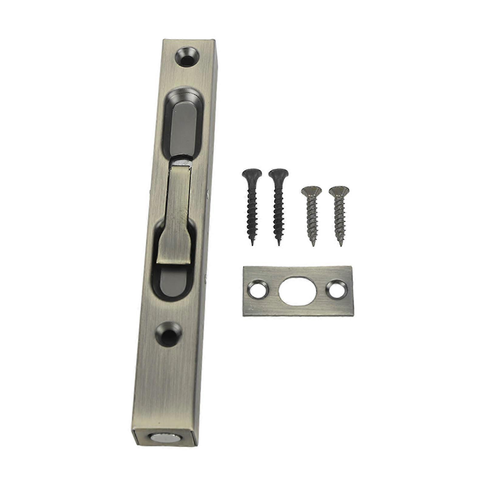 Slide Latch Slide Lock Thicken Aluminium Alloy Hidden Tube Easy Operation Slide Security Latch for Door Gate Security