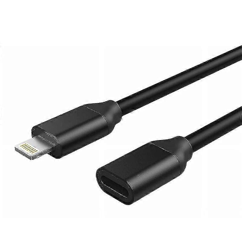 1m/2m Lightning Extension Cable Iphone Extension Cable Apple Mfi Certified Female To Male Connector Pass Audio Video Music Data Transfer Multiple Size