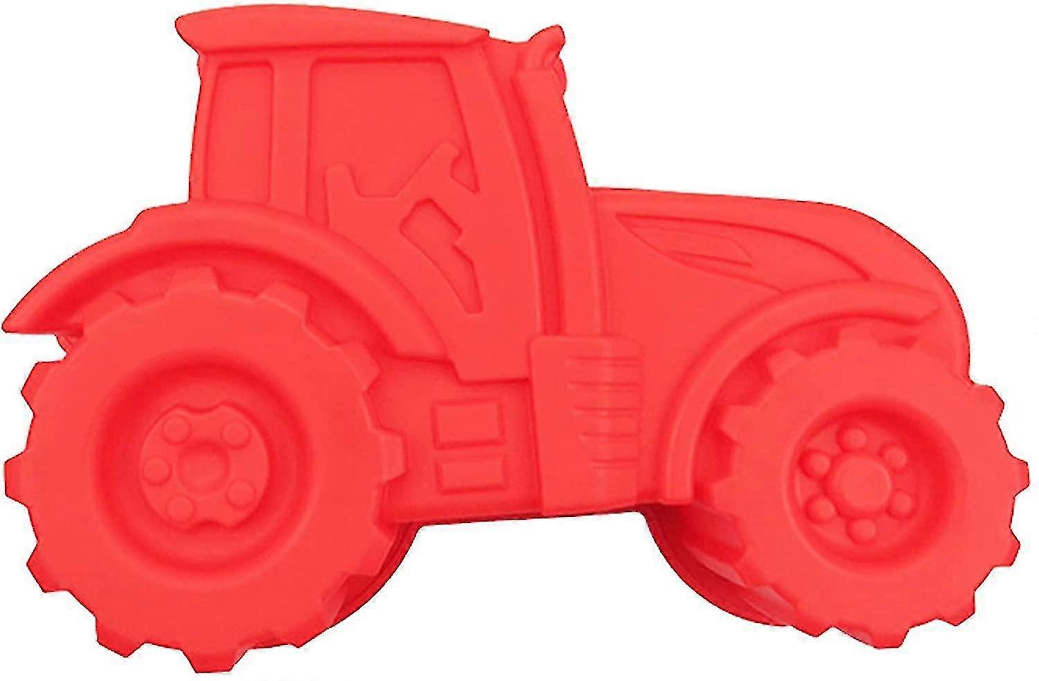 Silicone Tractor For Cakes Red Cake Mold Baking Silicone Baking Mold Box Mold
