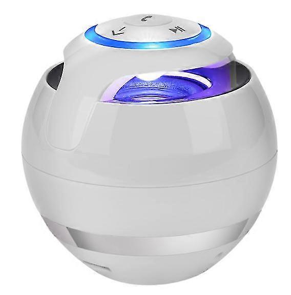 Portable bluetooth speaker, wireless outdoor night light(White)