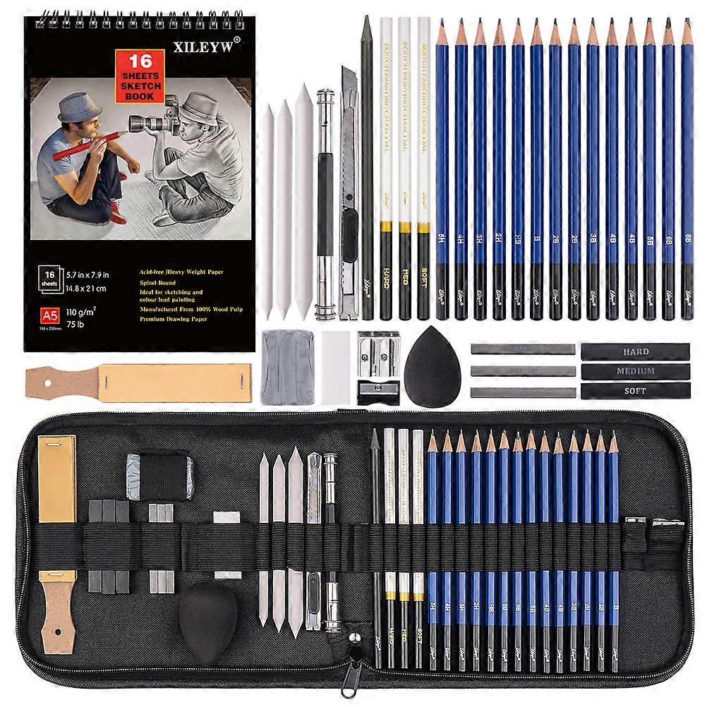 1 Set of Sketching Kit Drawing Art Pencil Kit Drawing Pencils for Starter Sketching Supplies