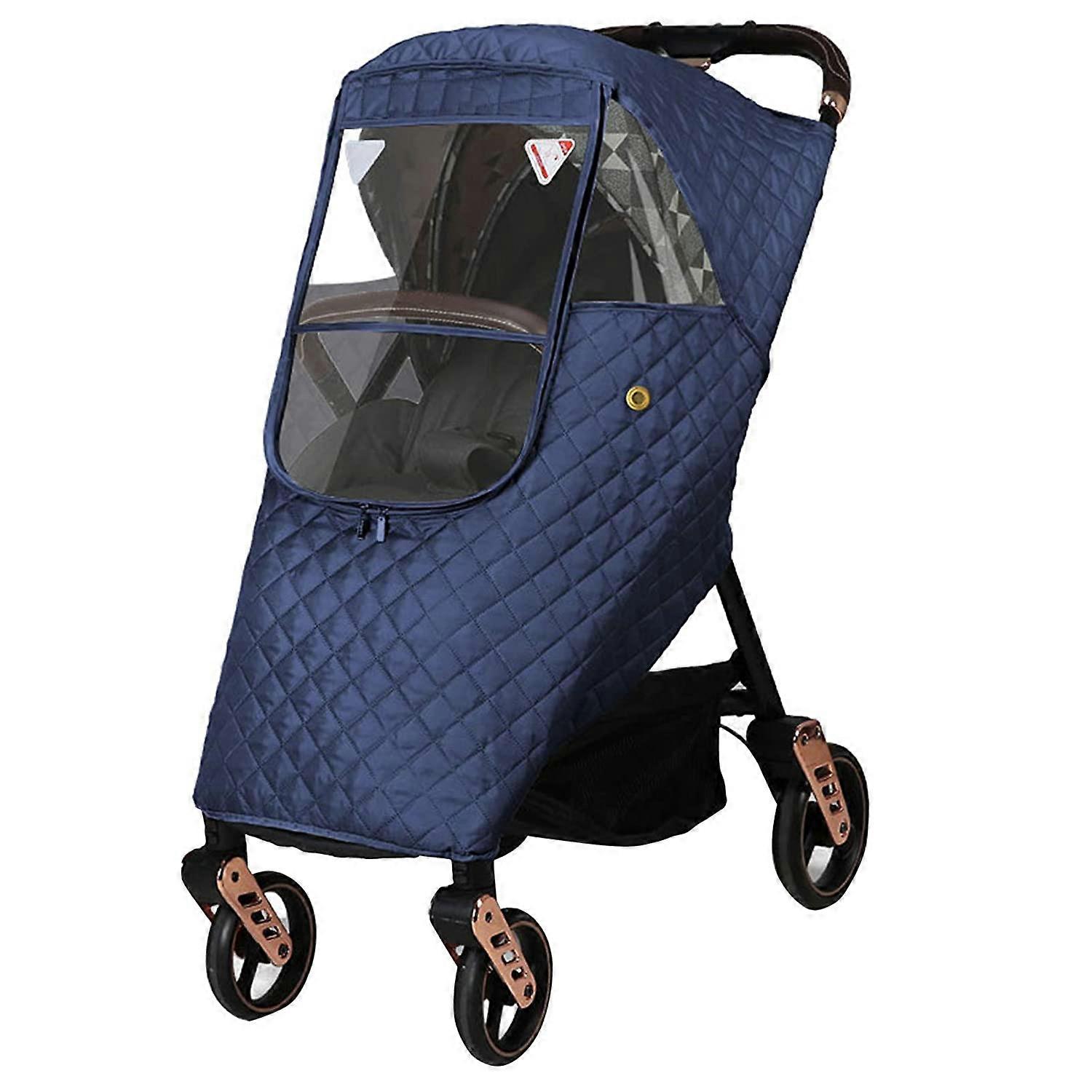 Vinter barnvagnsskydd, universellt barnvagnsvindruteregnskydd för att hålla sig varm på vintern