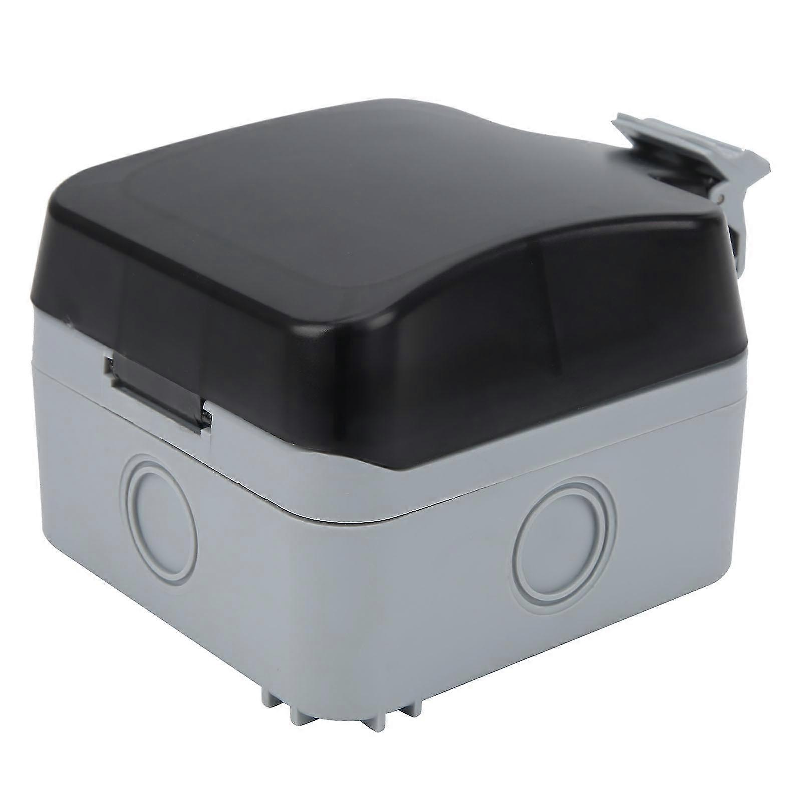 220V Waterproof Outdoor Wall Socket Box - Rainproof Electrical Outlets for Industrial Components