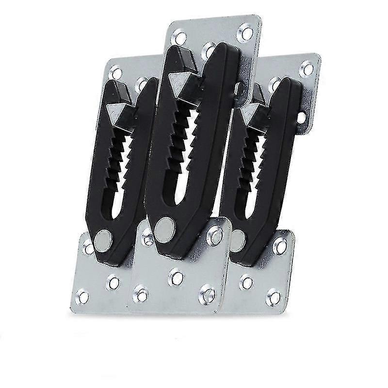 2pcs Furniture Hinge Sofa Connector Hasp Alligator Clip Joint Snap Link Sectional Sofa Connection Fastener Metal Accessories-yvan