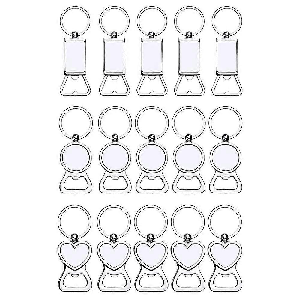 Sublimation Blanks Keychains Metal Opener Heat Sublimation Keychains For Sublimation Photo