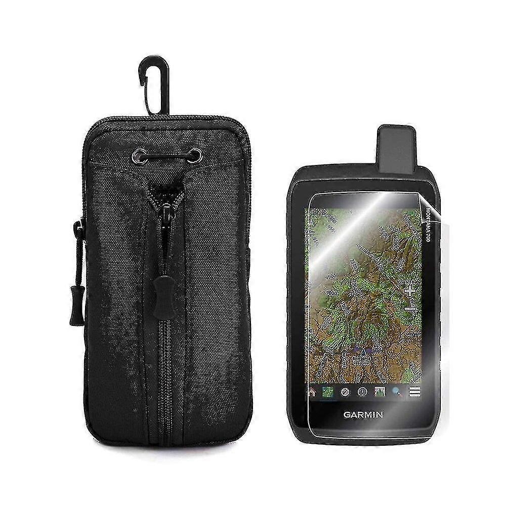 Étui de poche tactique militaire + film de protection d’écran pour la randonnée GPS Montana 700 700i 750 750i