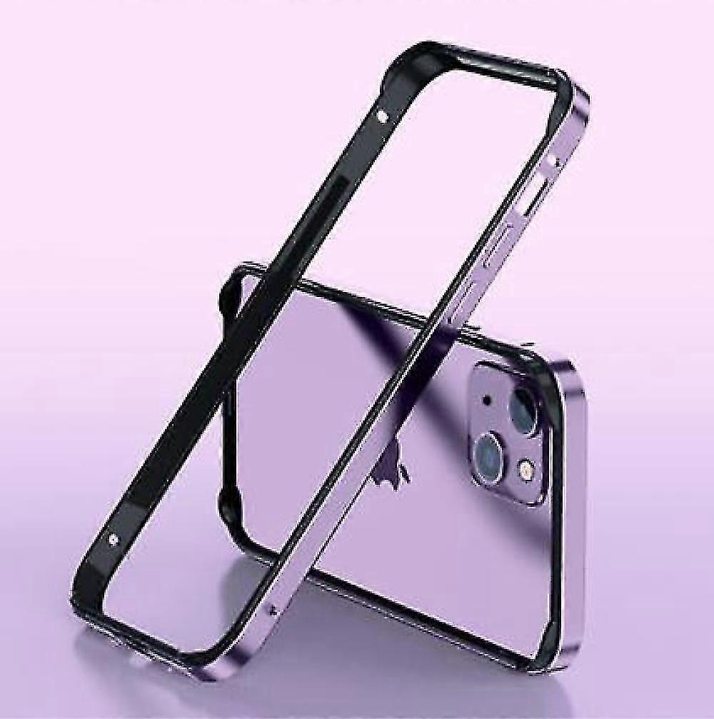 Aluminum Frame Metal Bumper Frame Case Compatible Iphone 14 Pro Max/14 Pro/14 Plus With Raised Edge Protection