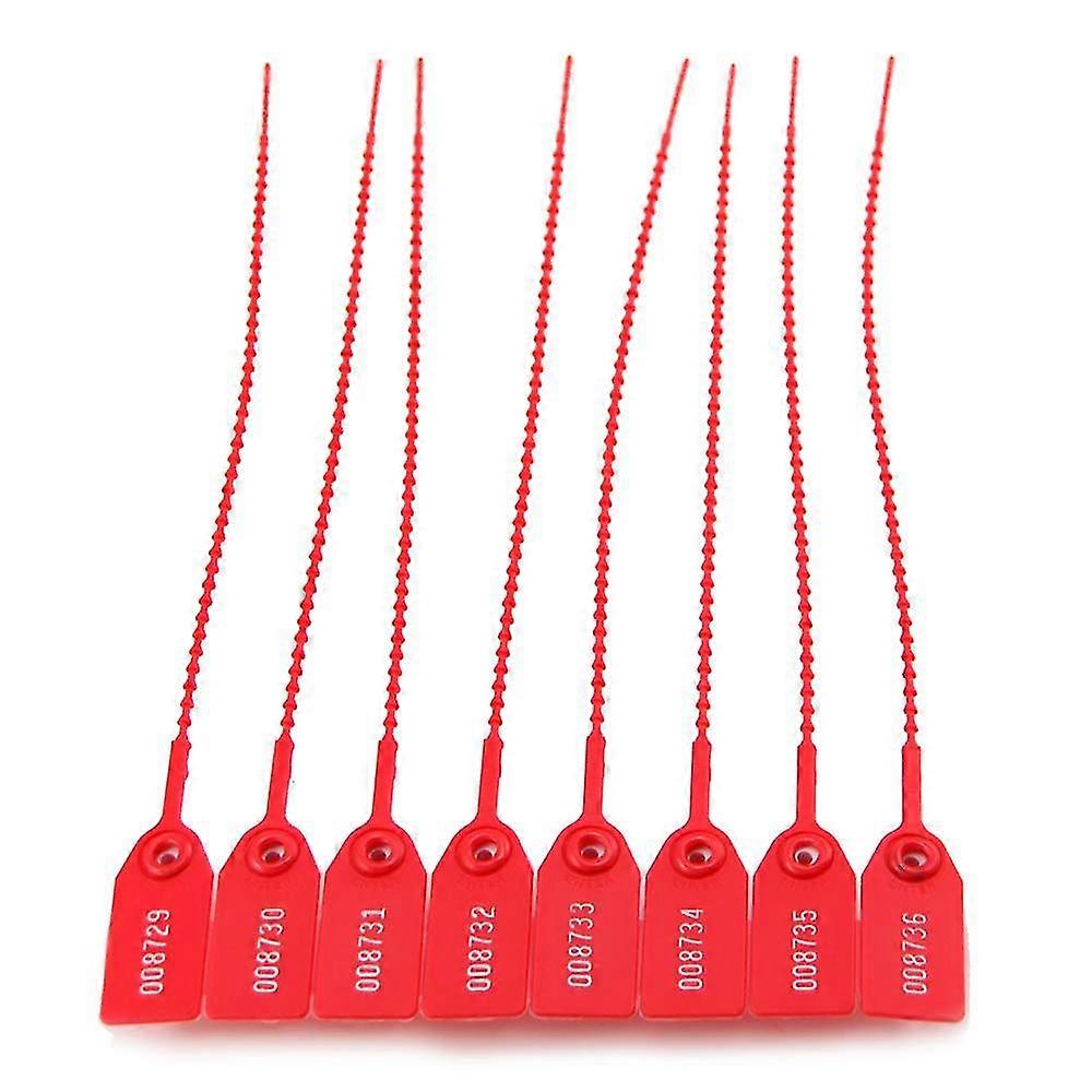 Sicherheitssiegel Aus Kunststoff - 100 Stück Grüne Zip-Ties Mit Nummerierung