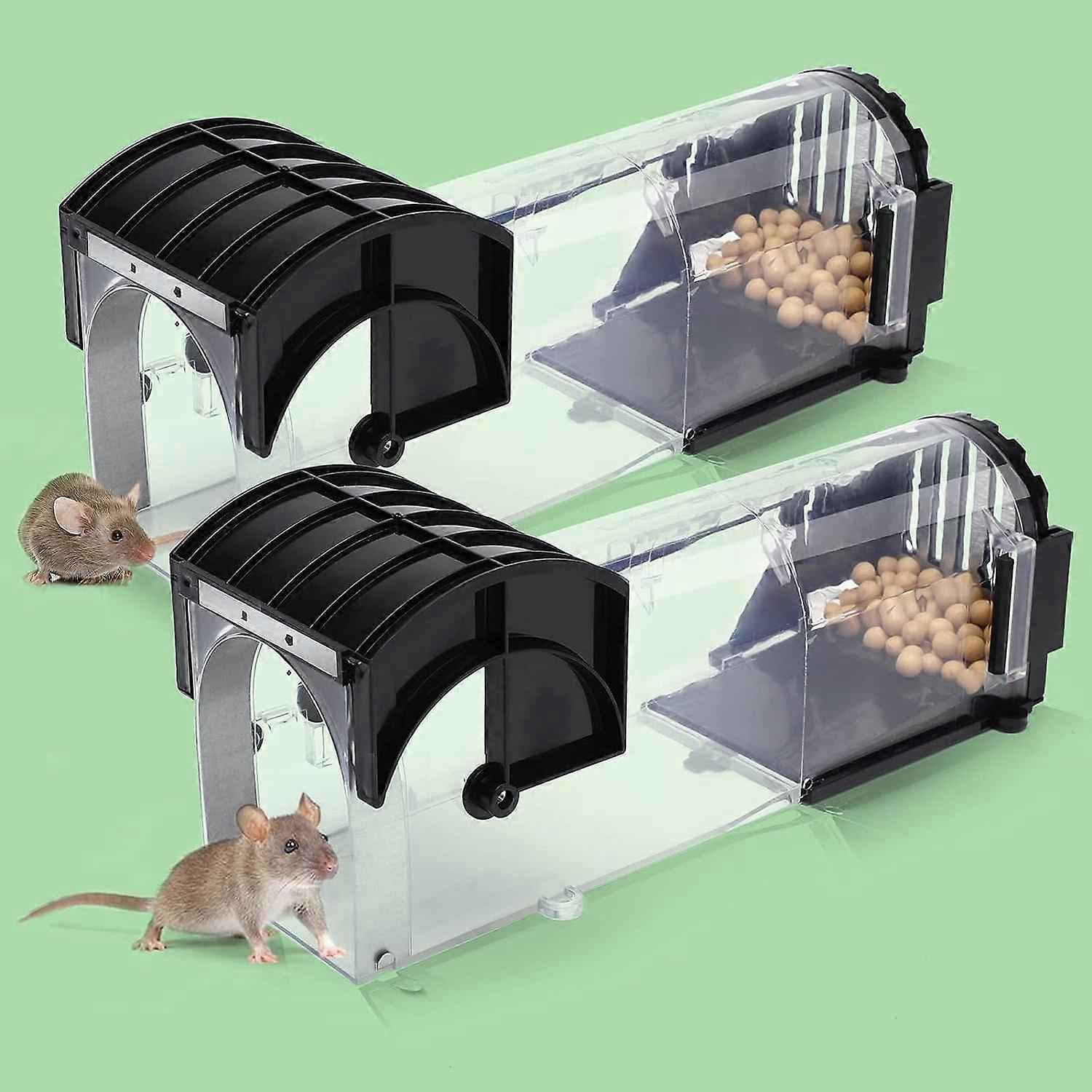 Mouse Trap, Reusable Mouse Trap for Indoors and Outdoors, Quick, Effective and Highly Sensitive Rodent