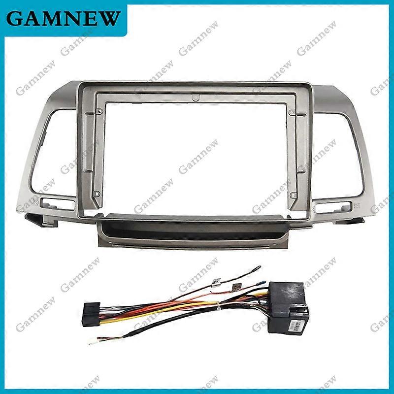 9 Inch Car Frame Fascia Cable Adapter For KIA Opirus Oppression 2007-2008 Android Radio Dash Fitting Panel Kit