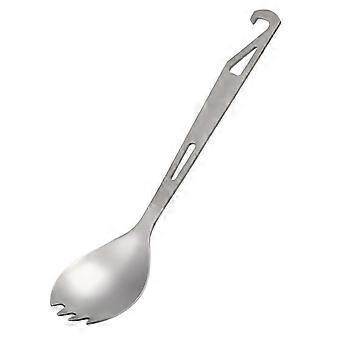 Titane Spork Multi-fonction Camping Vaisselle Cuillère Fourchette avec Ouvre-Bouteille pour Pique-De Voyage En Plein Air