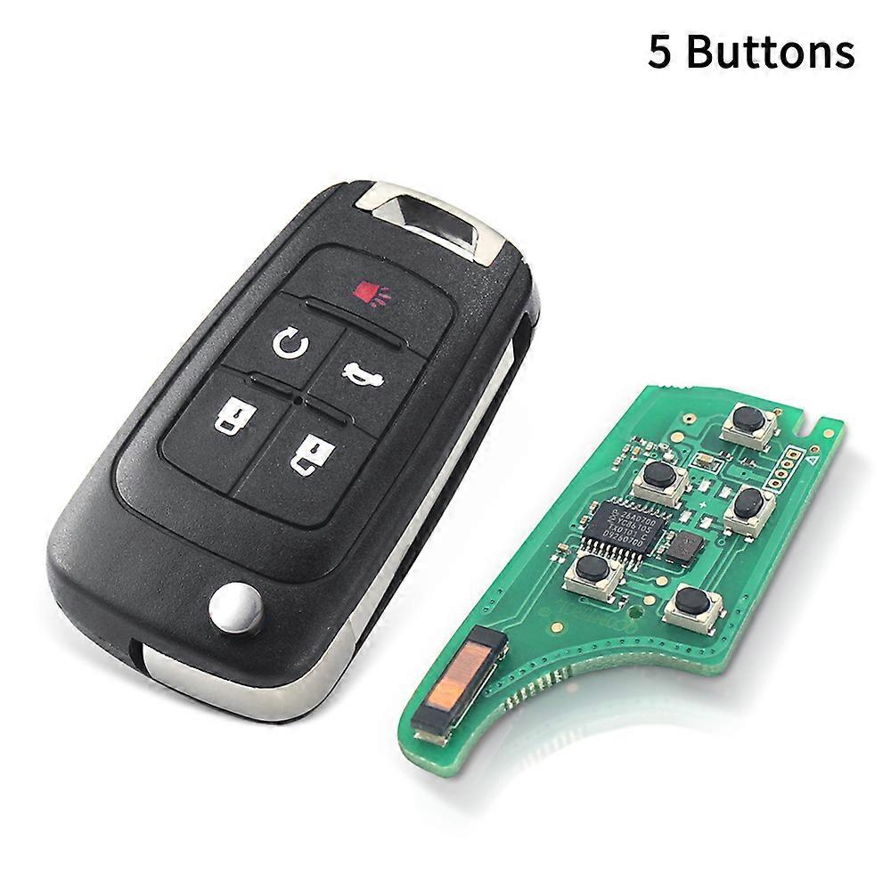 2/3/4 Buttons Flip Folding Remote Car Key Fob For Chevrolet Cruze Malibu Aveo Spark Sail orlando Key 433MHz ID46 Chip