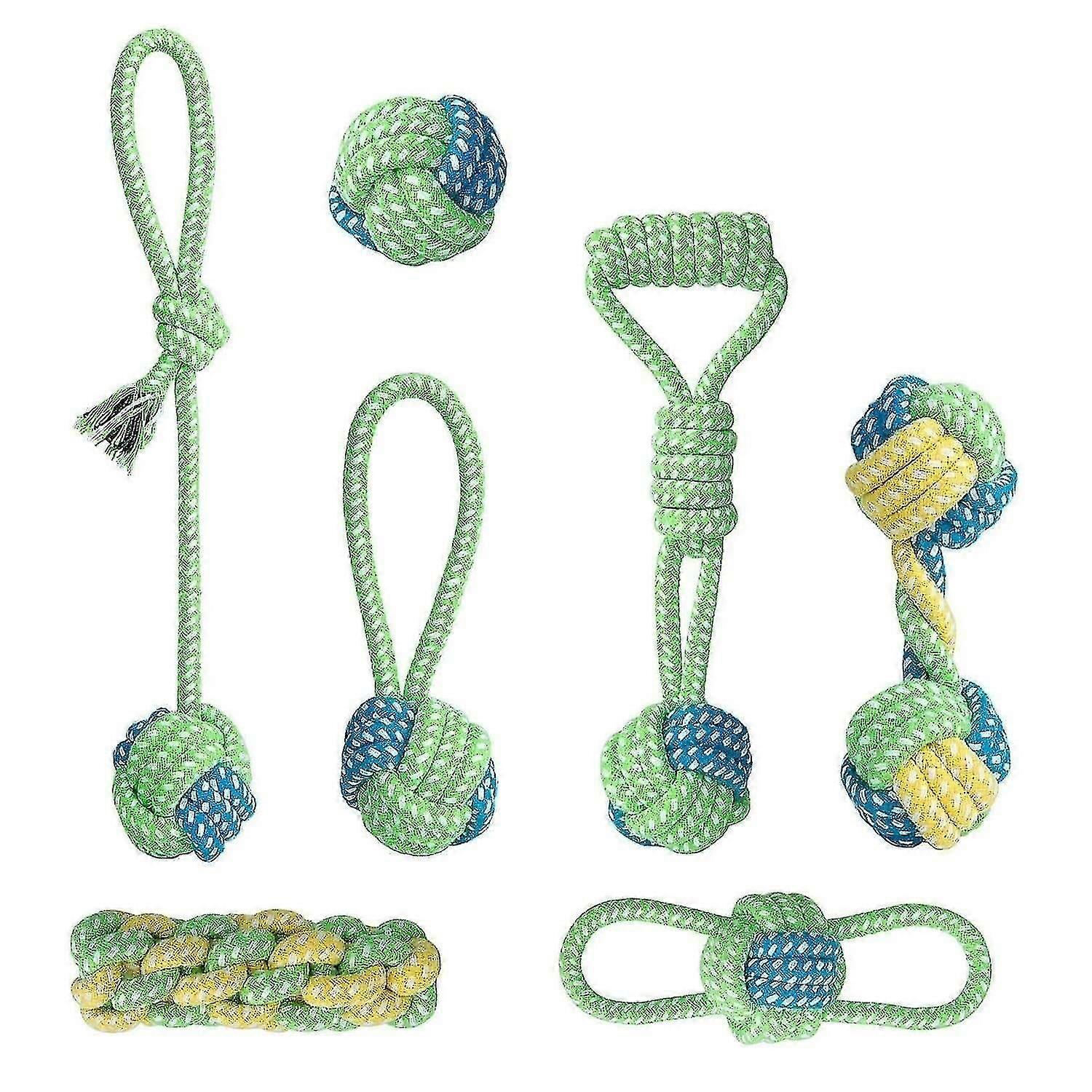 7x juguetes masticables para perros