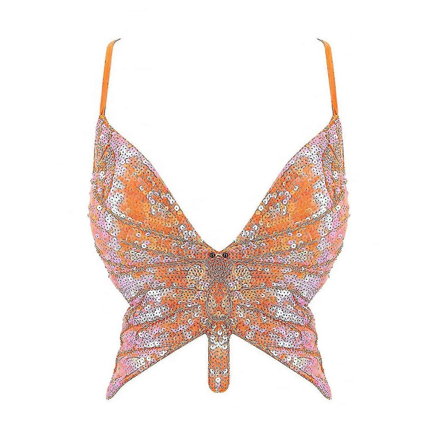 sequin butterfly top