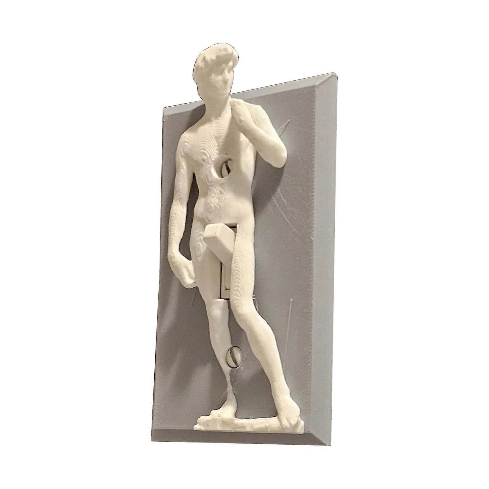 Funny Light Switch Cover, Michelangelo's David Light Switch Covers, 3D Sculpture