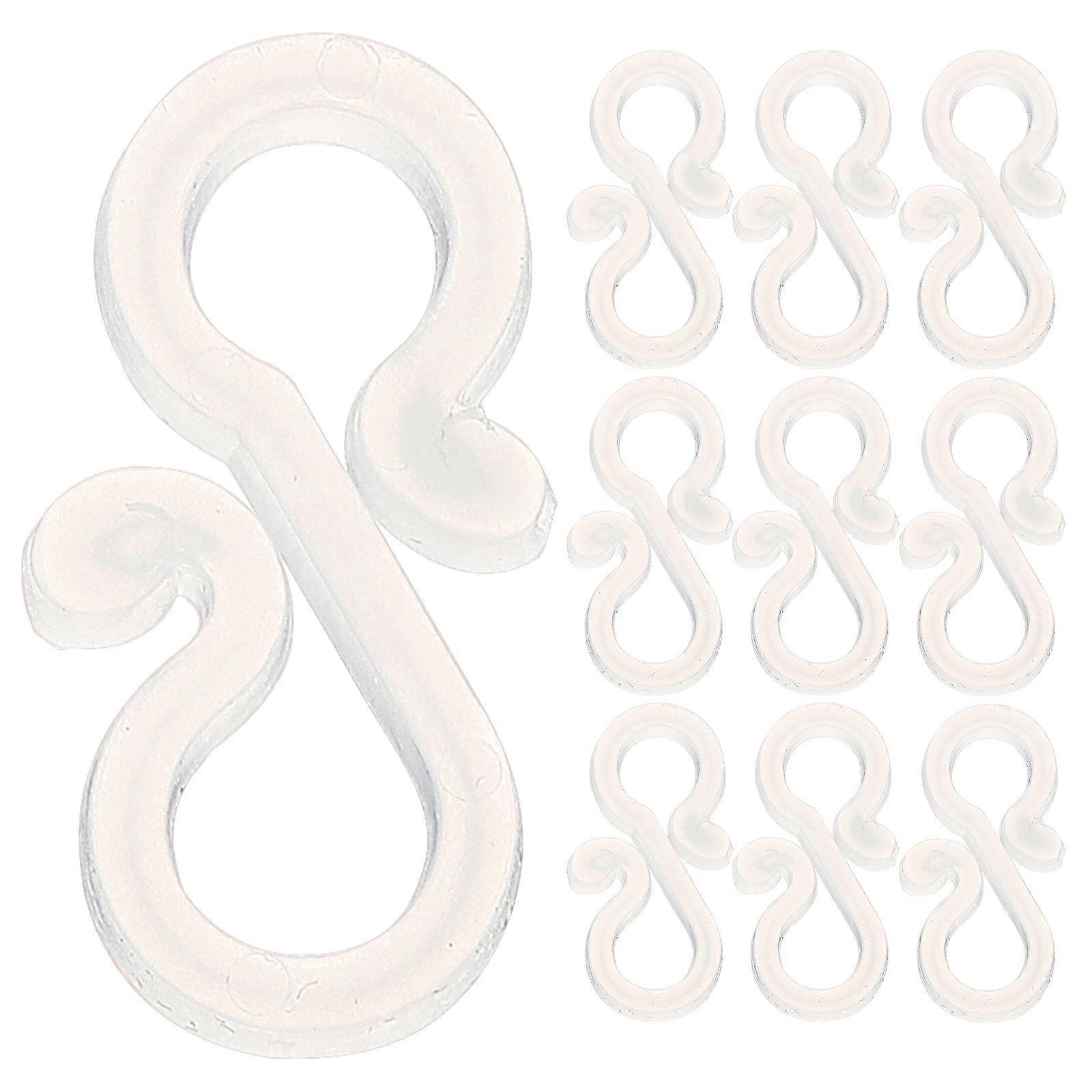 100pcs Outdoor LED Light String Hooks Reusable Light Hanger Hooks Clips Replacement