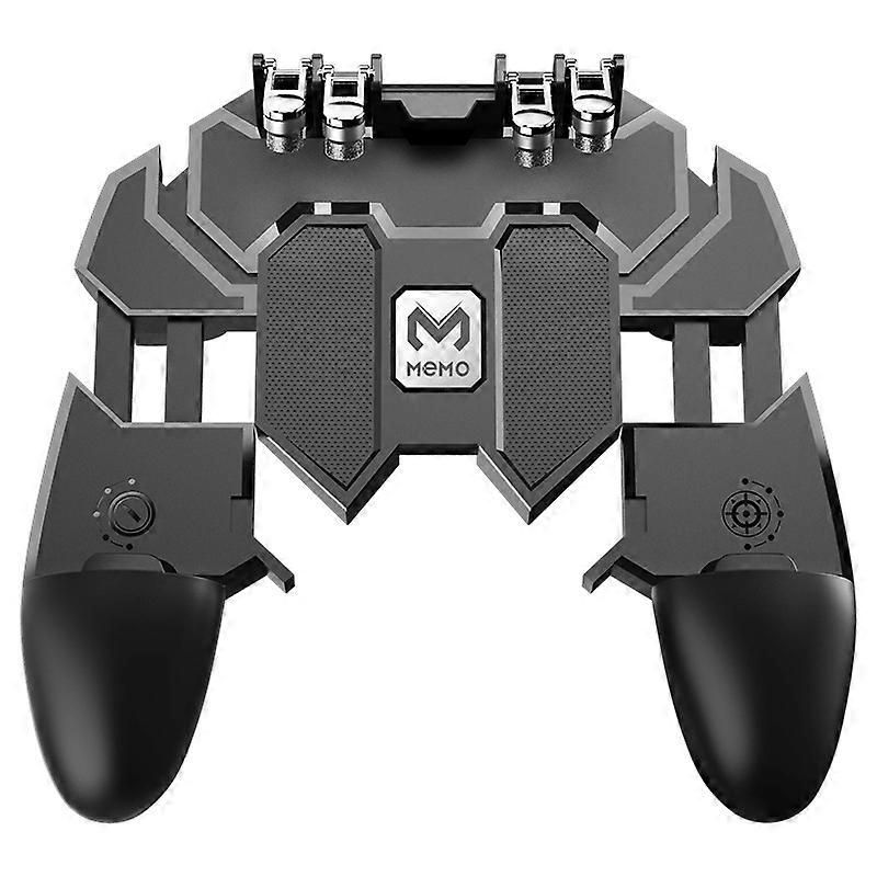 Mobile Game Controller with L1R1 6 Fingers Trigger for Android iOS