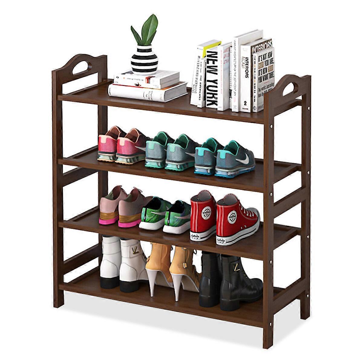 3/4/5/6 Tiers Shoe Rack Multi-layers Storage Shelf Space Saving Organizer Books Decorations Stand For Home Office