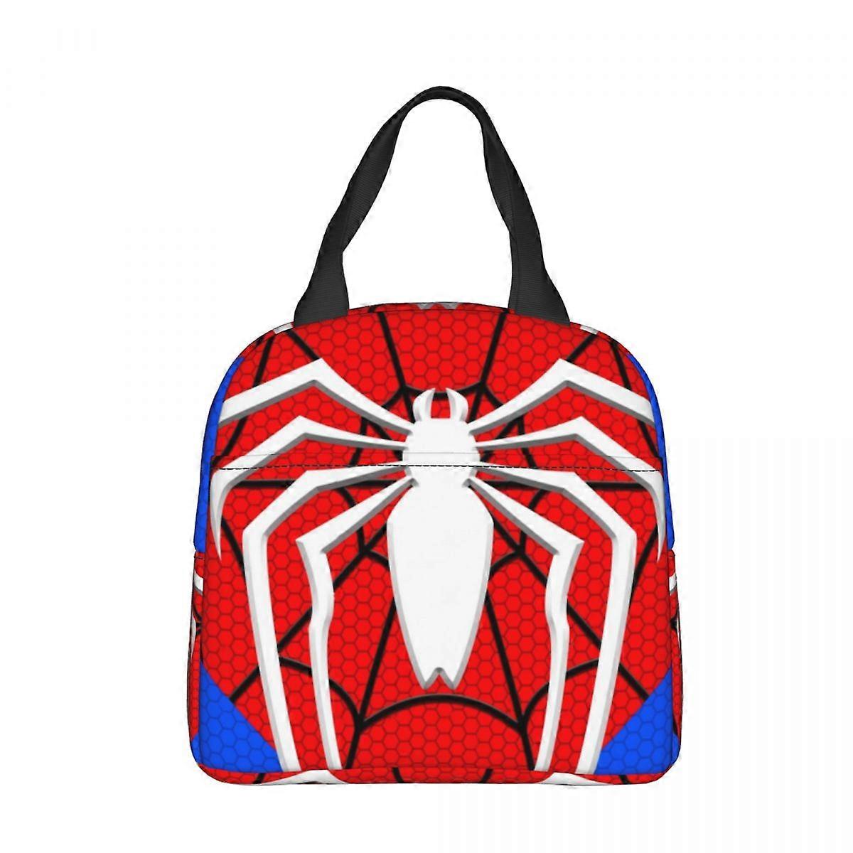 Spiderman Spider-man Insulated Lunch Bags Thermal Bag Meal Container High Capacity Tote Lunch Box Girl Boy School Outdoor