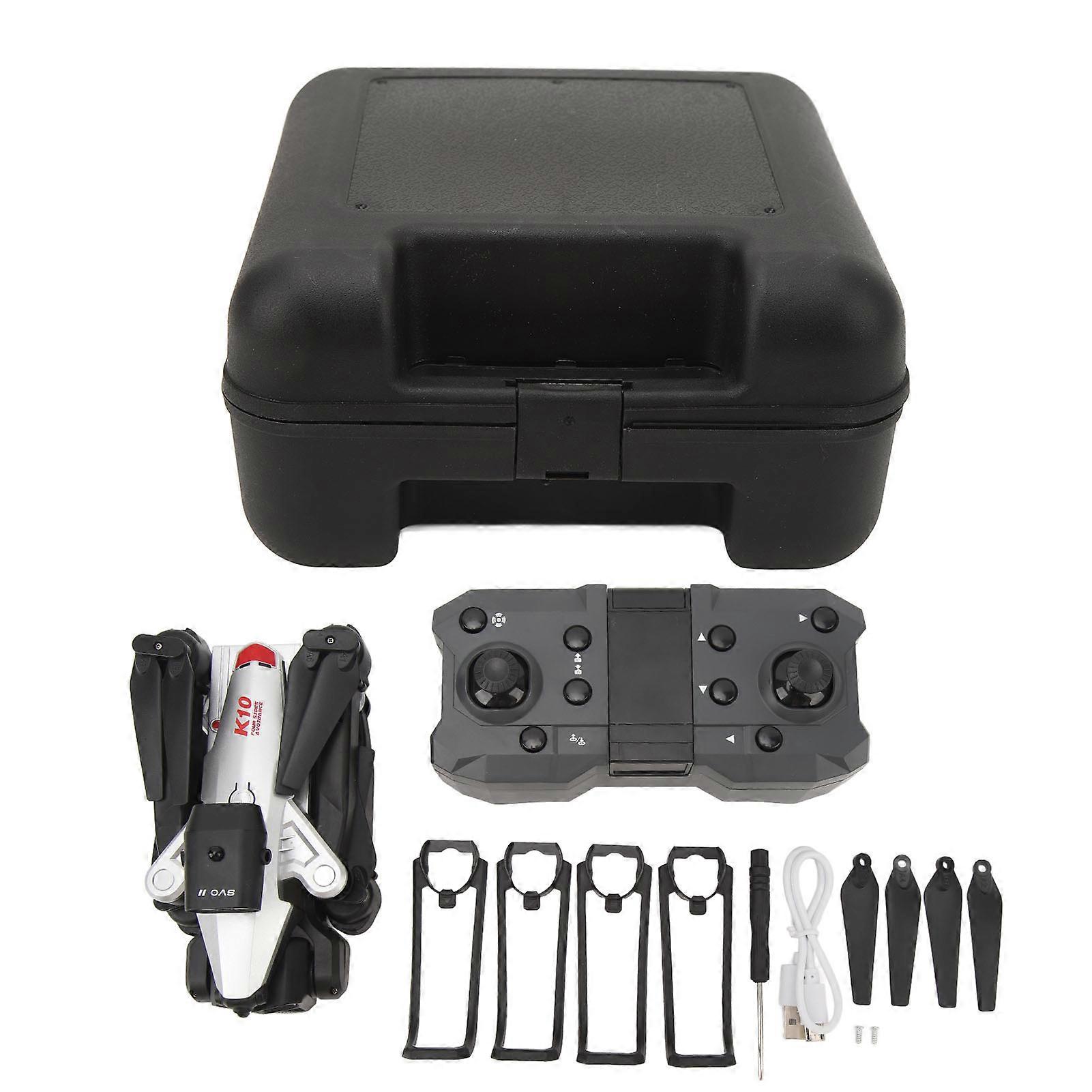 K10MAX Drone 4K HD 3 Lens Obstacle Avoid Optical Flow Positioning 50X Zoom Flip Gesture Shoot Wide Angle RC Drone