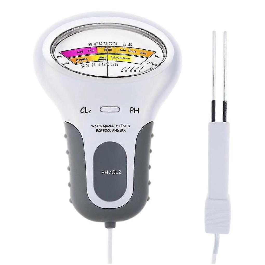 Swimming Pool Kit Meter Chlorine Digital Ph Water Quality Tester Level Monitor
