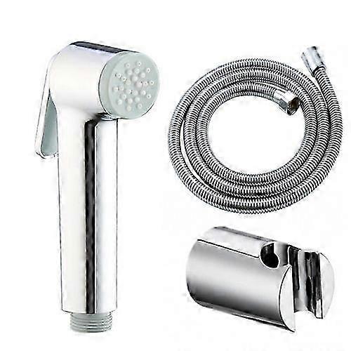 chrome Bidet shower with support and 1.5m flexible hose