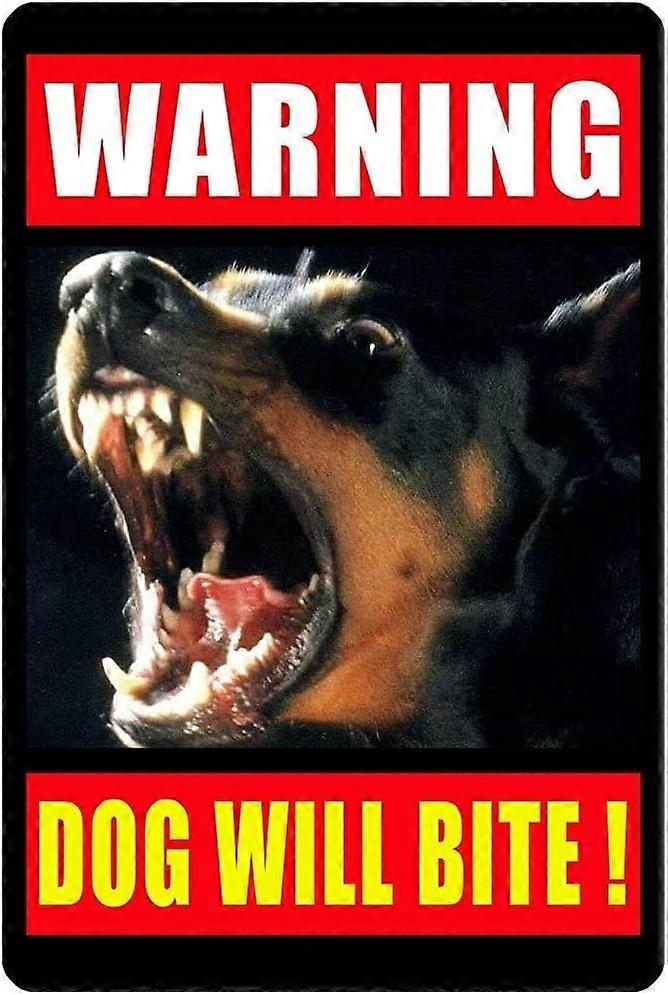 Warning Doberman Sign Durable Weather Proof No Trespassing Soliciting