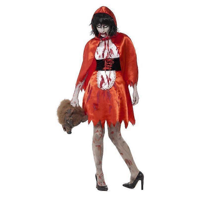 Zombie Little Miss Hood Costume Red