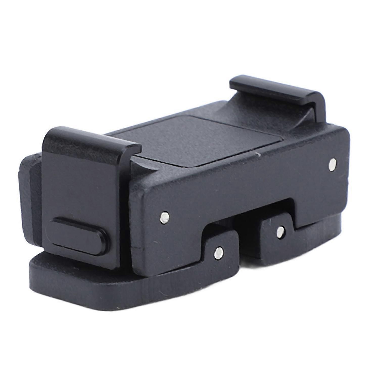 Camera Mounting Adapter 1/4 Thread Foldable 2 Prong Port Quick Release Adapter for OSMO Pocket 3 Cam