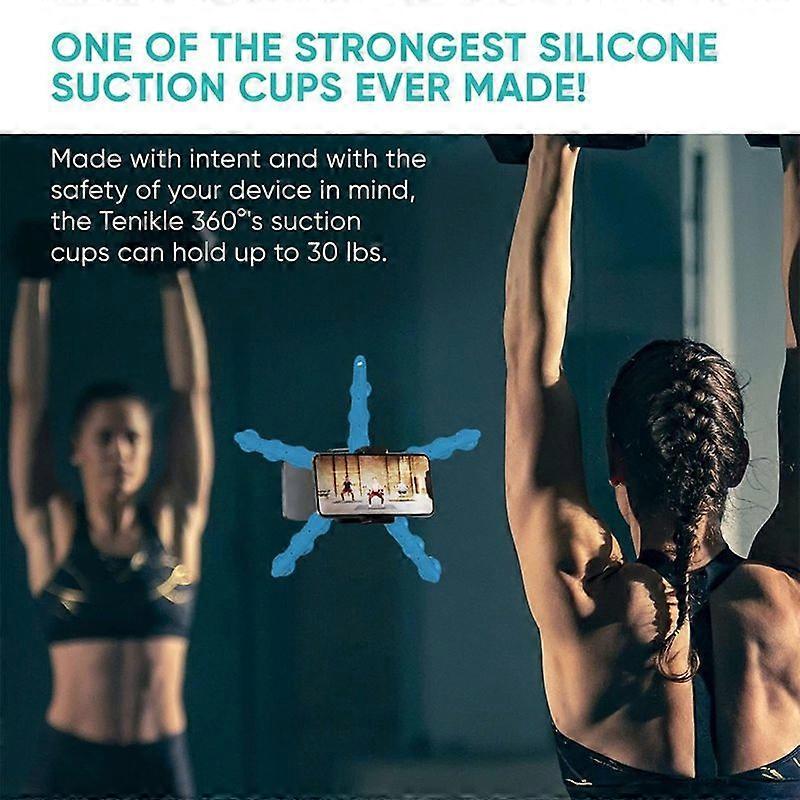 Tentakel telefoonhouder - Flexibele 5 tentakels zuignap camera houder Actiecamera buigbare zuignap houder