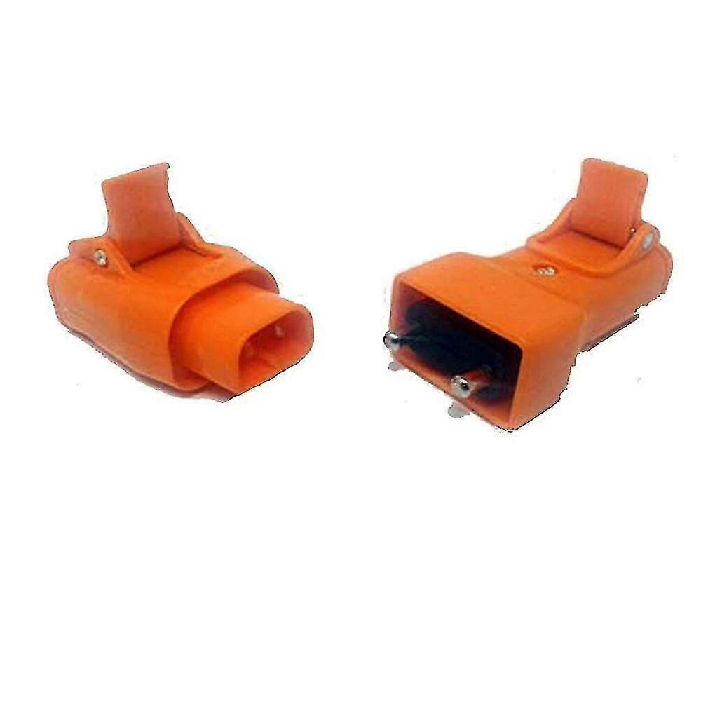 Inline Plug Socket Conversion Adaptor For Lawnmowers Hedge Trimmers - 10a 250v