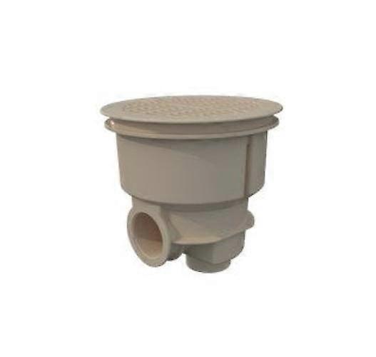 Gitter mit Prallblech - Beige Bodenablauf Norm