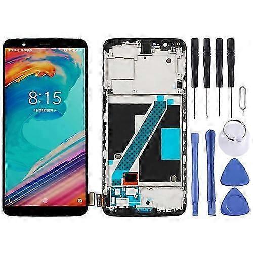 For Oneplus 5T A5010 Digitizer Full Assembly with Frame LCD Screen