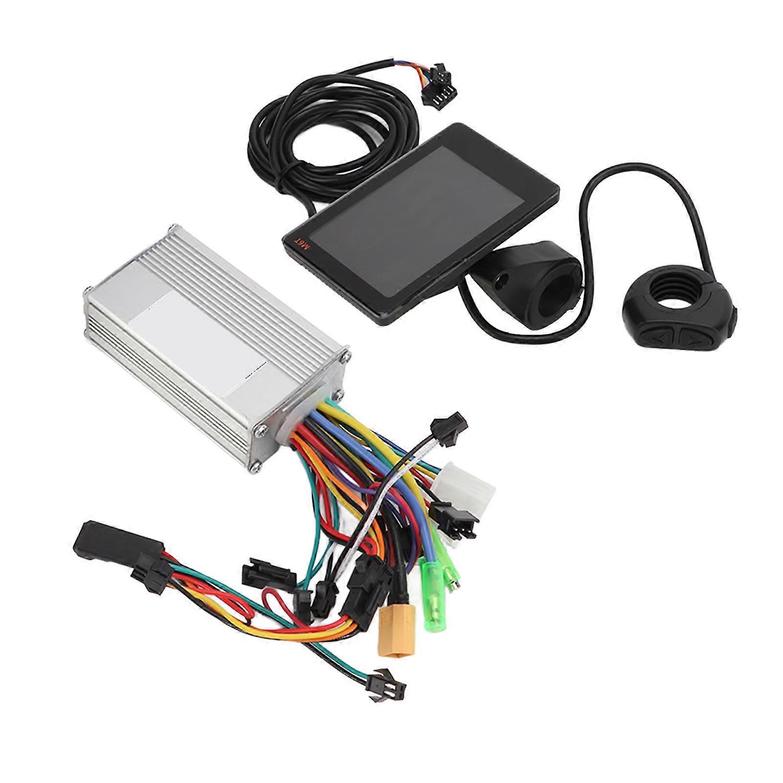 36/48/60V 350W Motor Brushless Controller met M6T LCD-scherm 3 Mode Sinus Controller Kit voor Elektrische Fiets Scooter