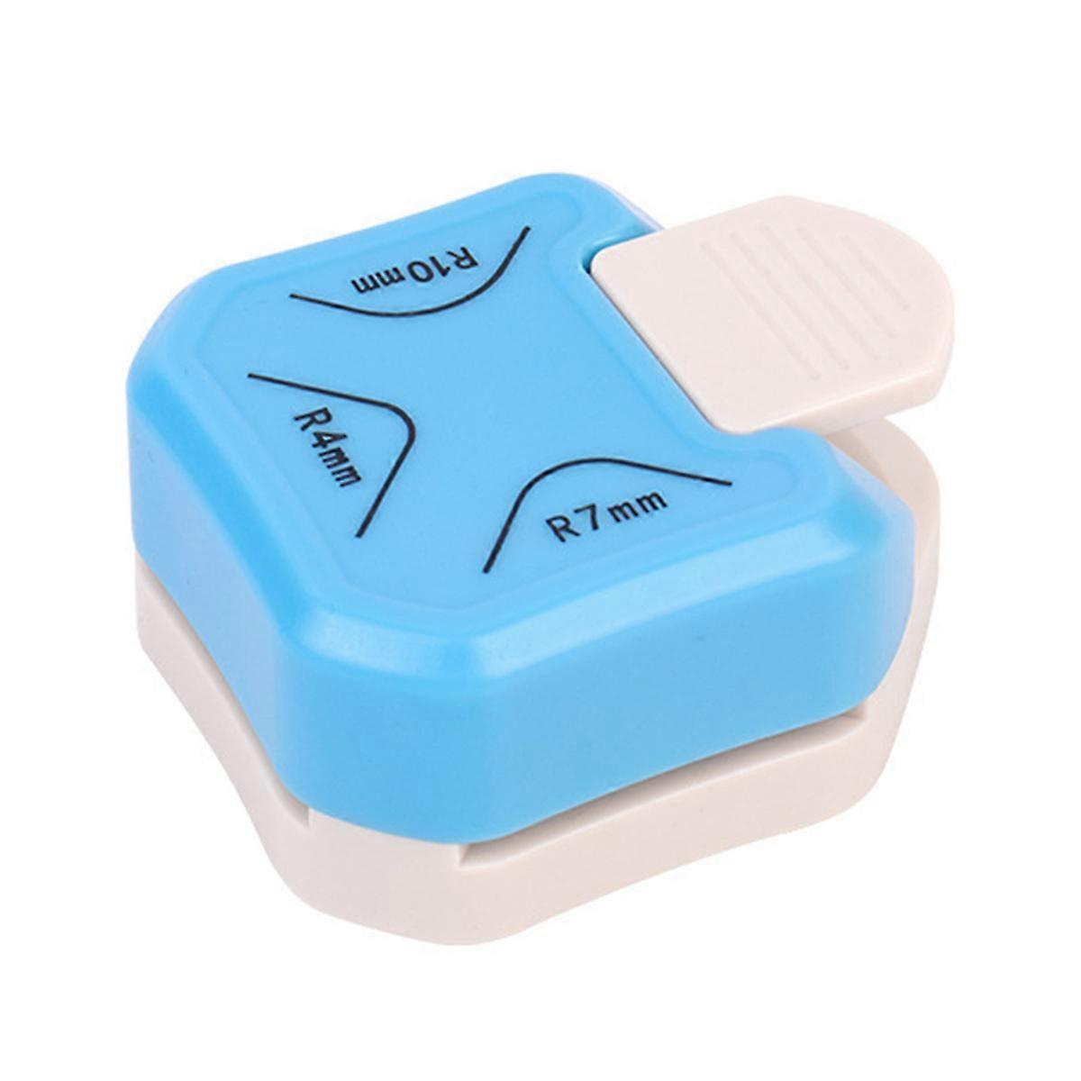 3 Way Chamfer Corner Punch,Craft Paper Corner Cutter for Paper Crafts,Laminate,Cardstock,Business Card,DIY, Photo Blue