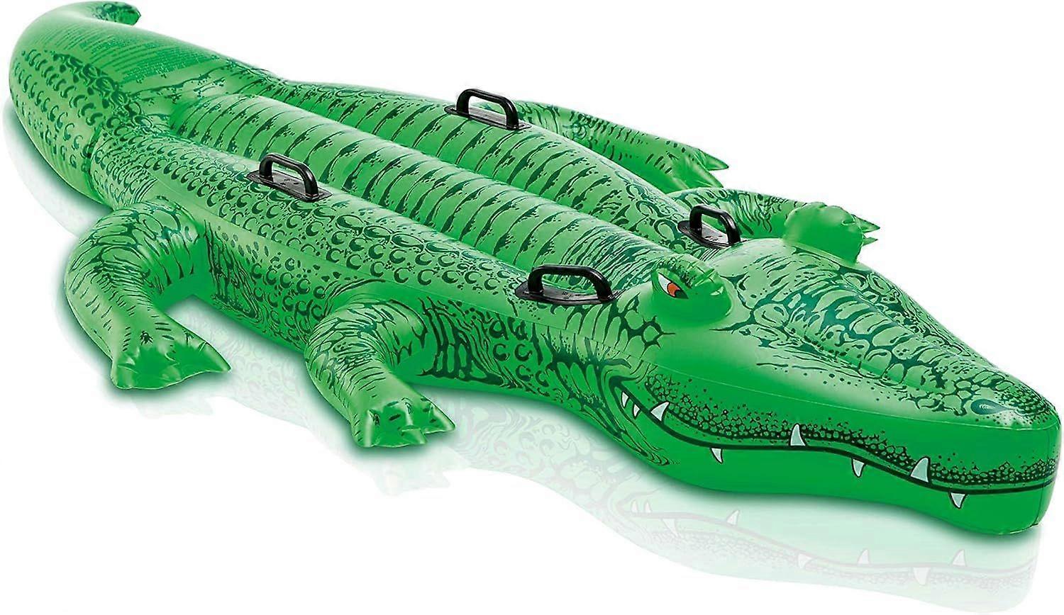 Intex Giant Gator Ride-On - Oppblåsbar Ride-On - 203 x 114 cm