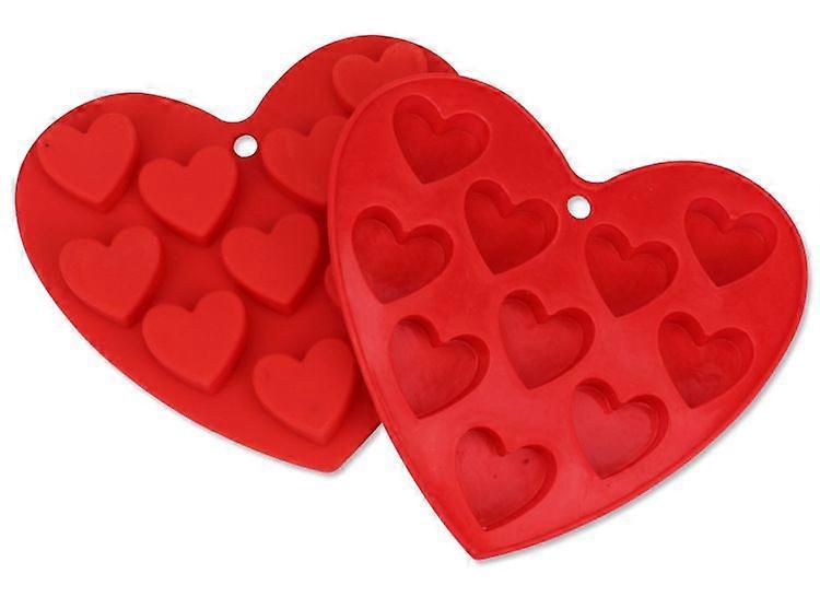 Praline Mold, Silicone Mold, Heart Ice Cube Mold