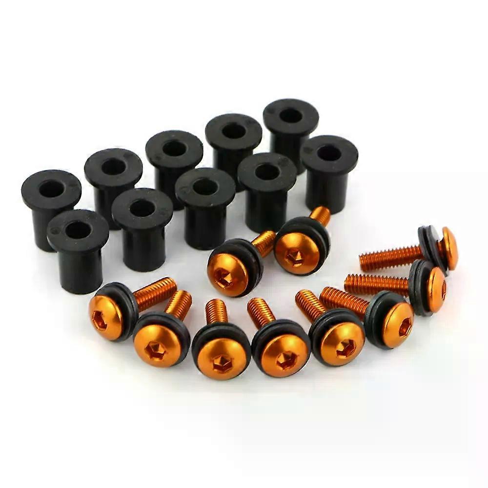compatible for Aprilia M4*16 Universal Motorcycle Accessories Windscreen Windshield Wind Deflectors Bolt Kit Screw Aluminum MAXP