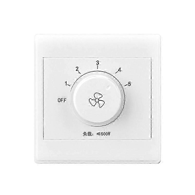 Adjustment Stepless Knob Speed Control Switch Ceiling Fan Governor Light On Off