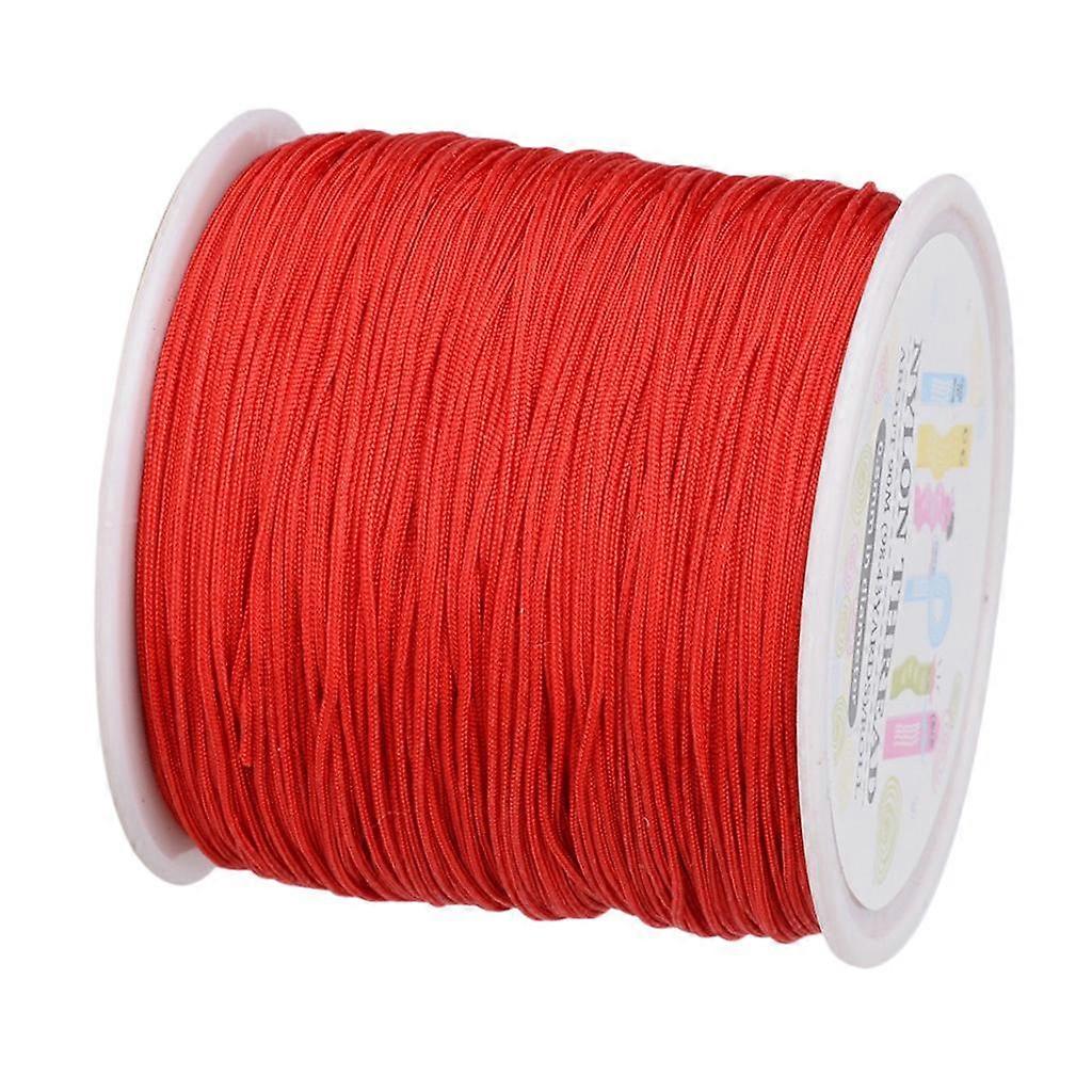 90m/roll Macrame Cord Nylon Cord briaded string beading thread Brown