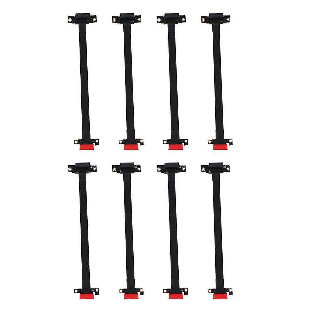 8X 90 Degree Pci-E Pci Express 1X to 1X Slot Riser Card Converter Extender Ribbon Adapter Extension