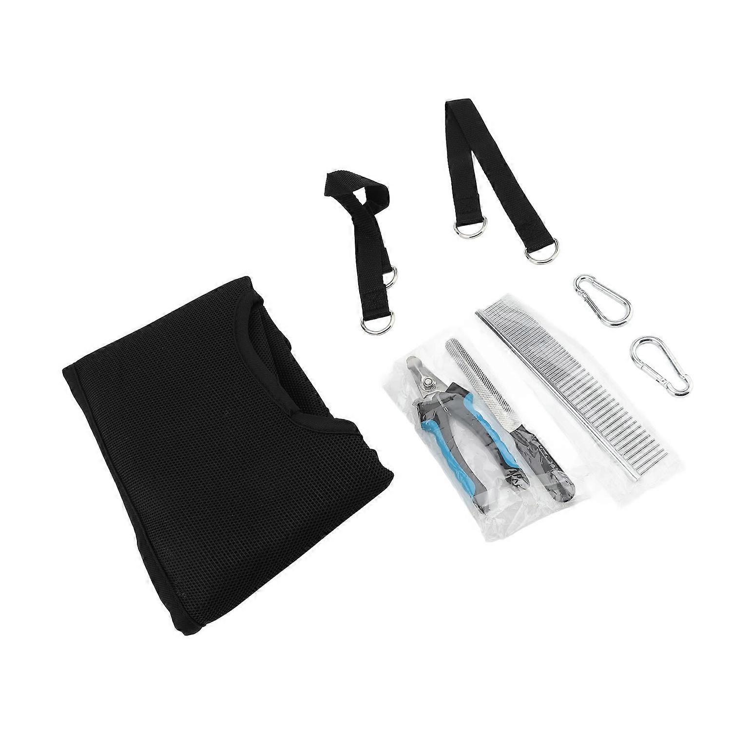 Dog Grooming Hammock Pet Dog Grooming Harness Grooming Sling with with Nail Clipper File Comb for Do