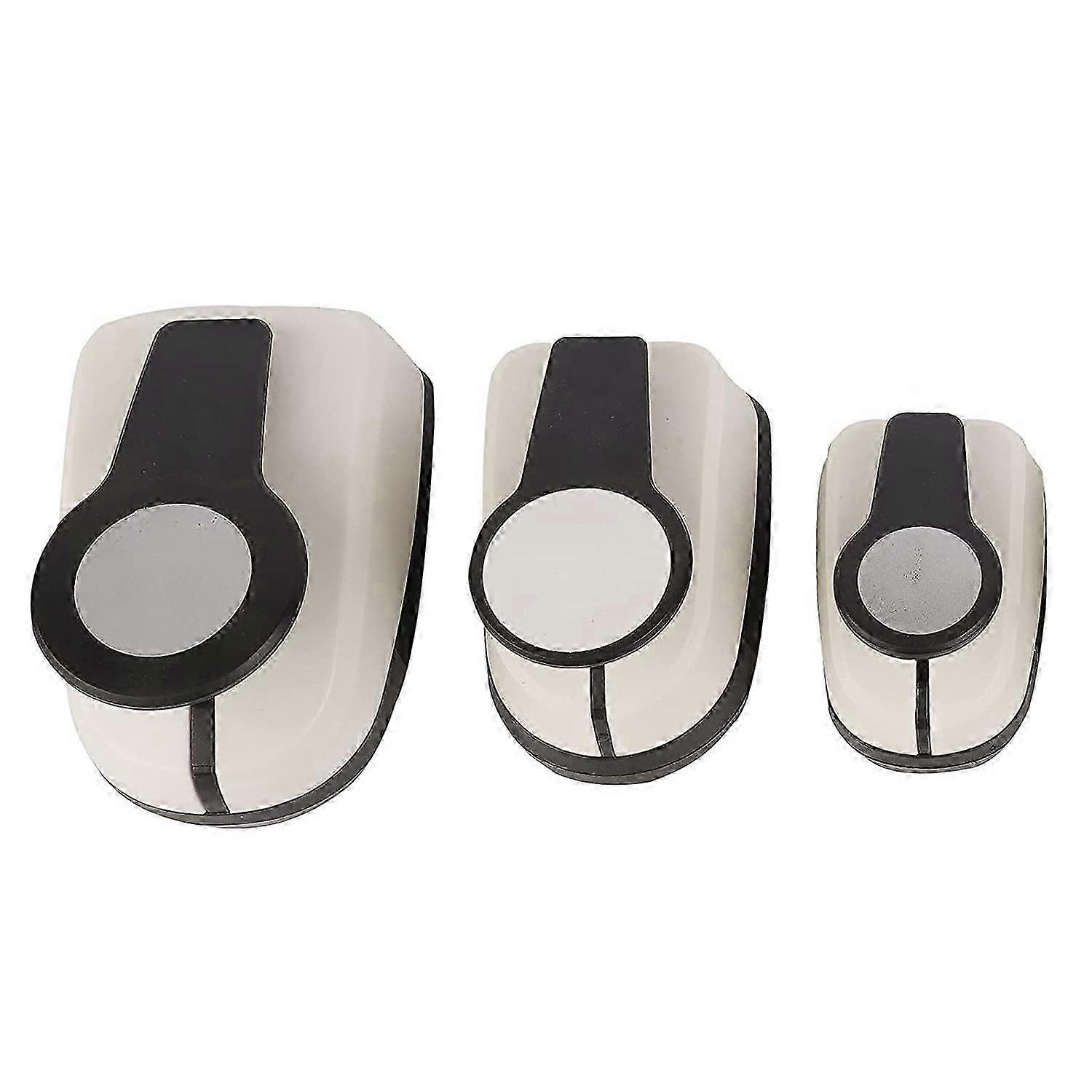 3Pcs Paper Craft Punches-Hole Puncher Single,Hole Punch Shapes, Hole Puncher suitable for Crafts 9/16/25mm C