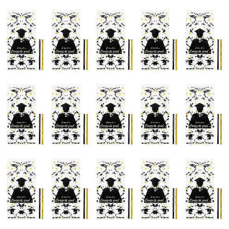 200pcs Graduation Cookie Bags