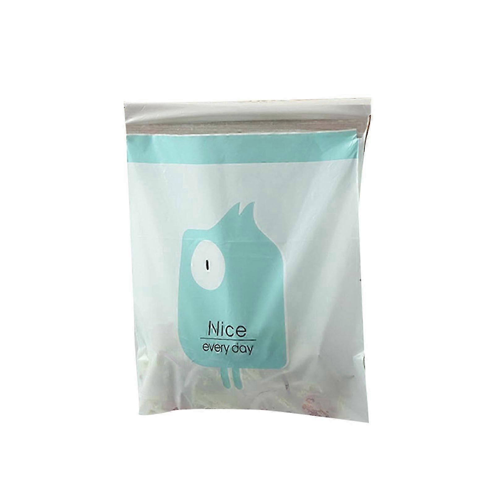 Biodegradable Easy Stick-On Trash Bag 15pcs Self Adhesive Bag with Cute Pattern for Car Office Home