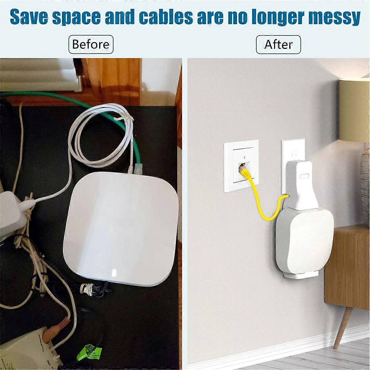 For Eero Pro 6 Mesh WiFi Router Holder with Cable Storage Stand