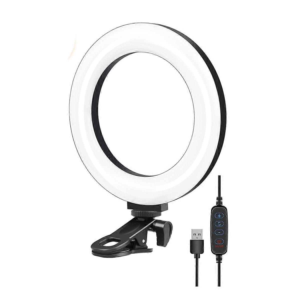 6.2 Inches Fill Light 40 LED Ring Light with Mounting Clamp