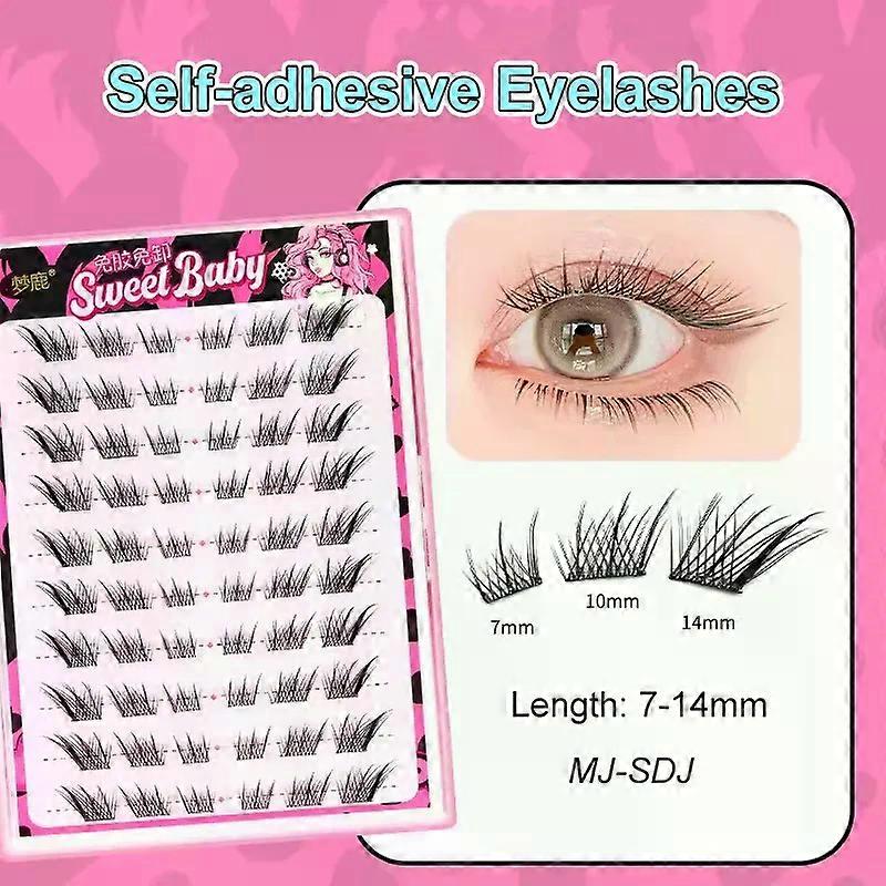 Cils auto-adhésifs, cils individuels sans colle, cils Soft Idol réutilisables