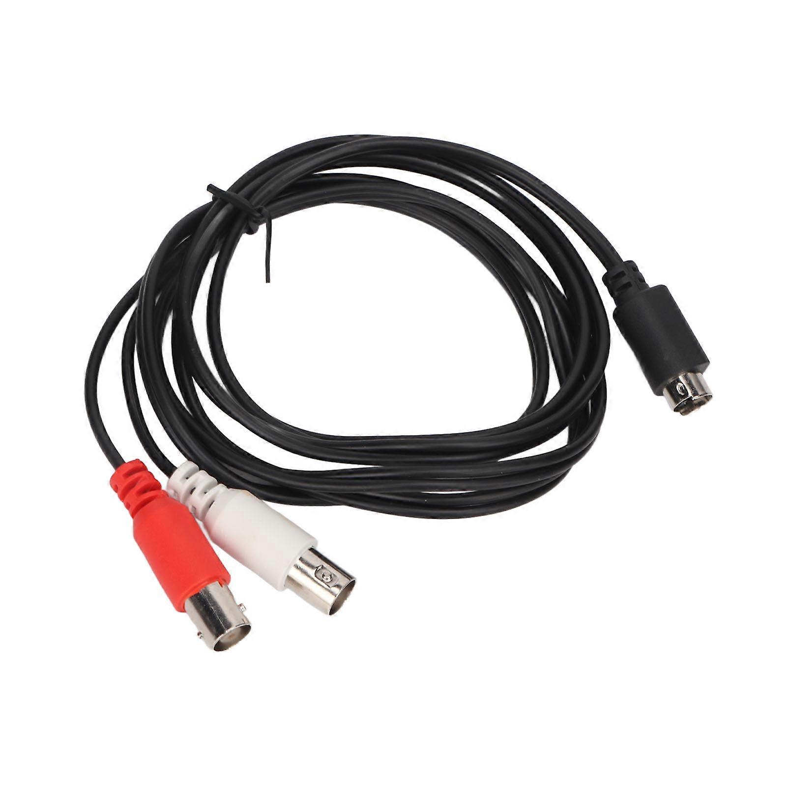 MINI DIN 4 Pinos para 2 Cabo BNC Flexível MINI DIN 4PIN Macho para 2BNC Fêmea Y Divisor Cabo Adaptador de Vídeo 4.9ft